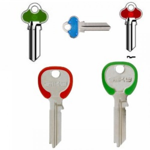 Standard House Keys With Colour Head - Dr Lock Shop