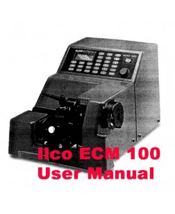 Ilco ECM 100 User Manual 