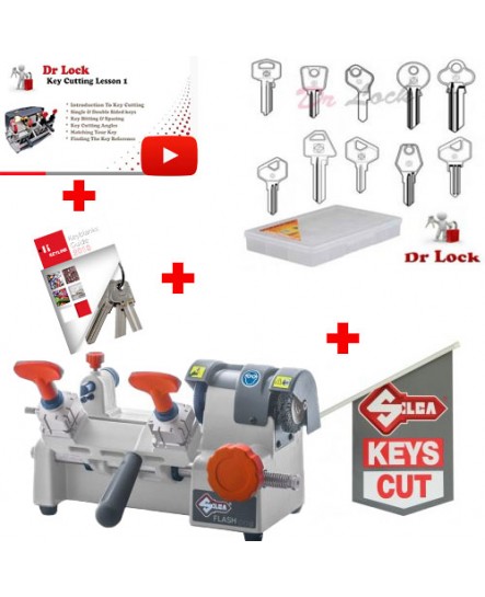 Dr Lock Shop Mini Silca Key Cutting Starter Package - 240V Kit 3