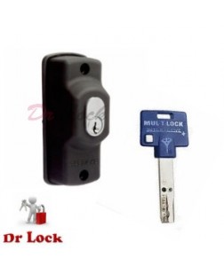 Black Key Switch - Spring Return - BDS With Mul-T-Lock
