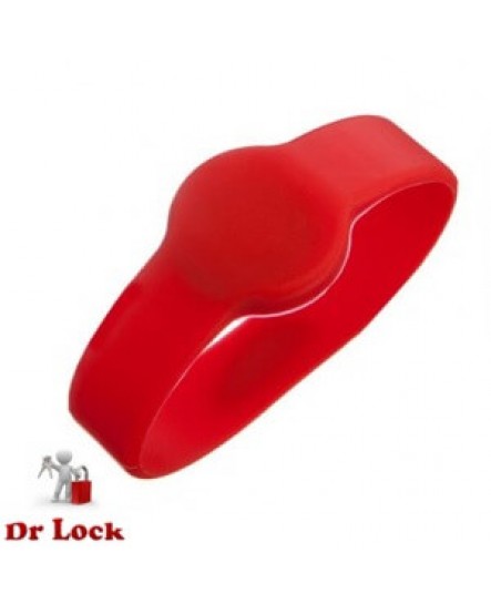 Dr Lock Shop Red Wristband Access Fob - Small