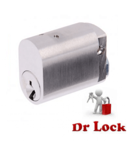 Dr Lock Shop Abus 570 Oval Cylinder Silver