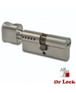 Mul-T-Lock High Security Euro Single Cylinder & Turn - Silver