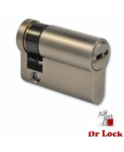 Mul-T-Lock High Security Single Side Euro Cylinder - Nickel