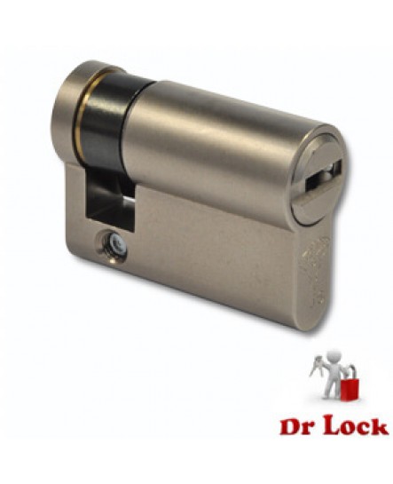 Dr Lock Shop Mul-T-Lock High Security Single Side Euro Cylinder - Nickel