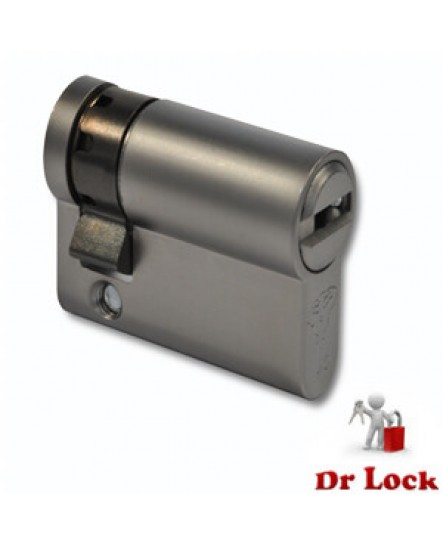 Dr Lock Shop Mul-T-Lock High Security Single Side Euro Cylinder - Satin