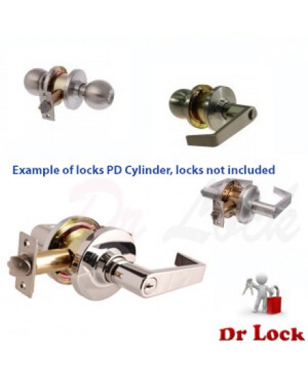 Dr Lock Shop Mul-T-Lock High Security PD Knob Cylinder - Satin Chrome
