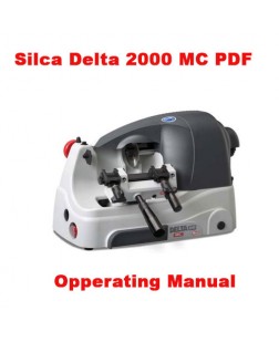 Silca Delta 2000 MC Abus & Abloy User Manual - Key Machine