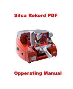 Silca Rekord User Manual - Key Machine
