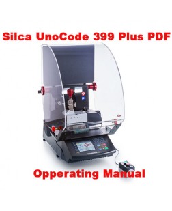 Silca Unocode 399 Plus User Manual - Key Machine
