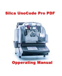 Silca Unocode Pro User Manual - Key Machine
