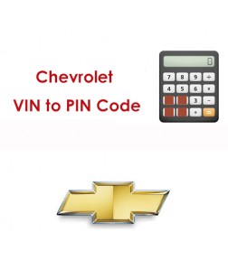 Chevrolet – VIN to PIN code for LATAM models