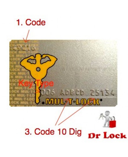 Dr Lock Shop MUL-T-Lock Key Duplicate