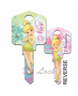 Tinkerbell Nice / Naughty  Disney Fancy Key 