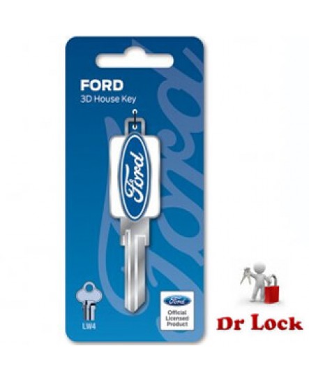 Dr Lock Shop Ford Logo House Key 3D