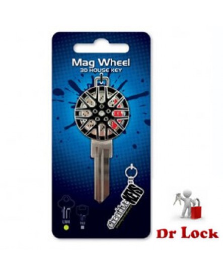 Dr Lock Shop Mag Wheel House Key 3D