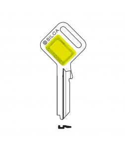 SILCA KEY - TE2 - TAGGY - YELLOW - 10 PACK