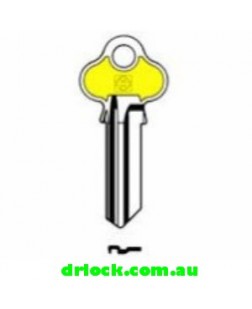 LW4 Silca Key Blank - Yellow Head Top