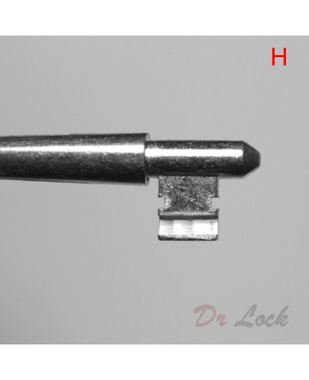Dr Lock Shop Lane Or Brava Mortice Lock Key  - H -