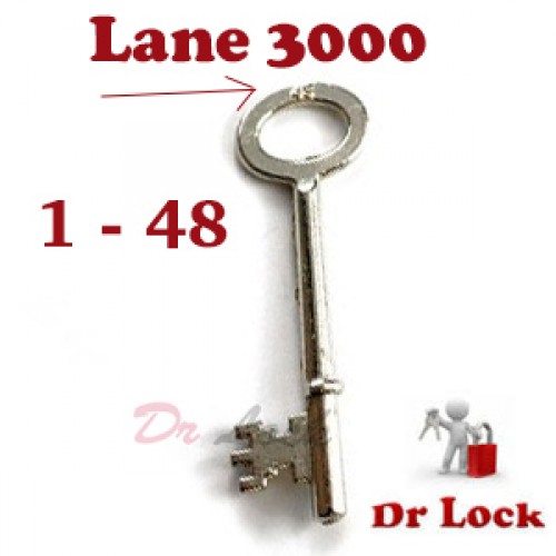 Lane 3000 Pre-cut Keys 