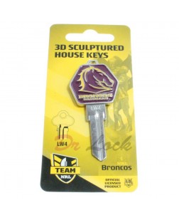 BRISBANE BRONCOS 3D House Key 