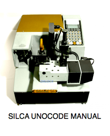 Dr Lock Shop Silca Unocode Classic User Manual