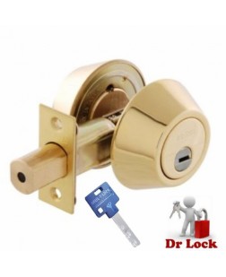 Mul-T-Lock High Security Double Deadbolt Polished Brass
