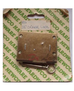 Old Style Desk Lock 1970"S  - New