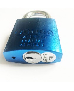 Power & Telstra Padlock - E Key & Tel Key -Blue Padlock