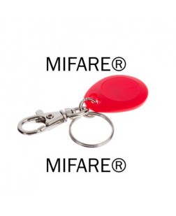 ACSS BLANK MIFARE 1k TUMBLER FOB with KEYCHAIN - RED