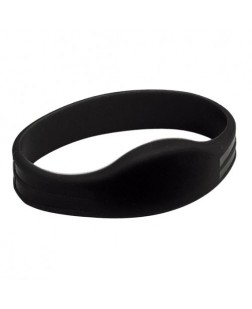 ACSS iClass Silicone Wristband in Black, Large