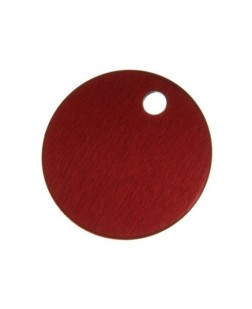 LNA TAG DISC 19MM RED Pkt=10