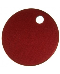 LNA TAG DISC 32MM RED Pkt=10