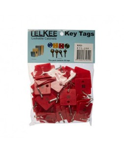 TELKEE KEY TAGS #51-100 RED SQUARE
