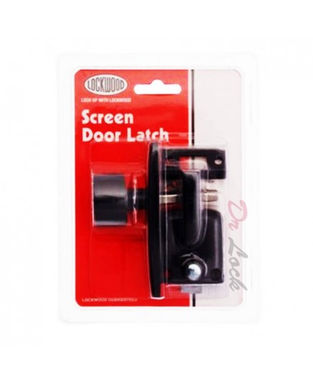 Dr Lock Shop Lockwood Screen Door Latch Lock - Brown