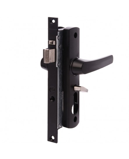 Dr Lock Shop Screen Door Lock - Whitco Tasman MK2 - Black
