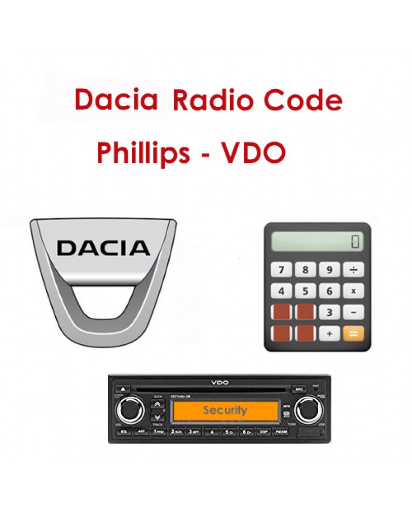 Code autoradio Dacia - Code poste / Code pin –