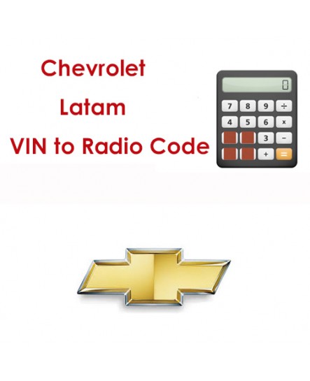 Dr Lock Shop Chevrolet – VIN to Radio code for LATAM models