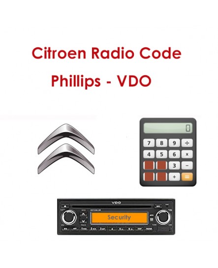 Dr Lock Shop Citroen Radio Code - Phillips - VDO