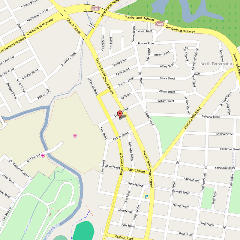 Locksmith North Parramatta Map