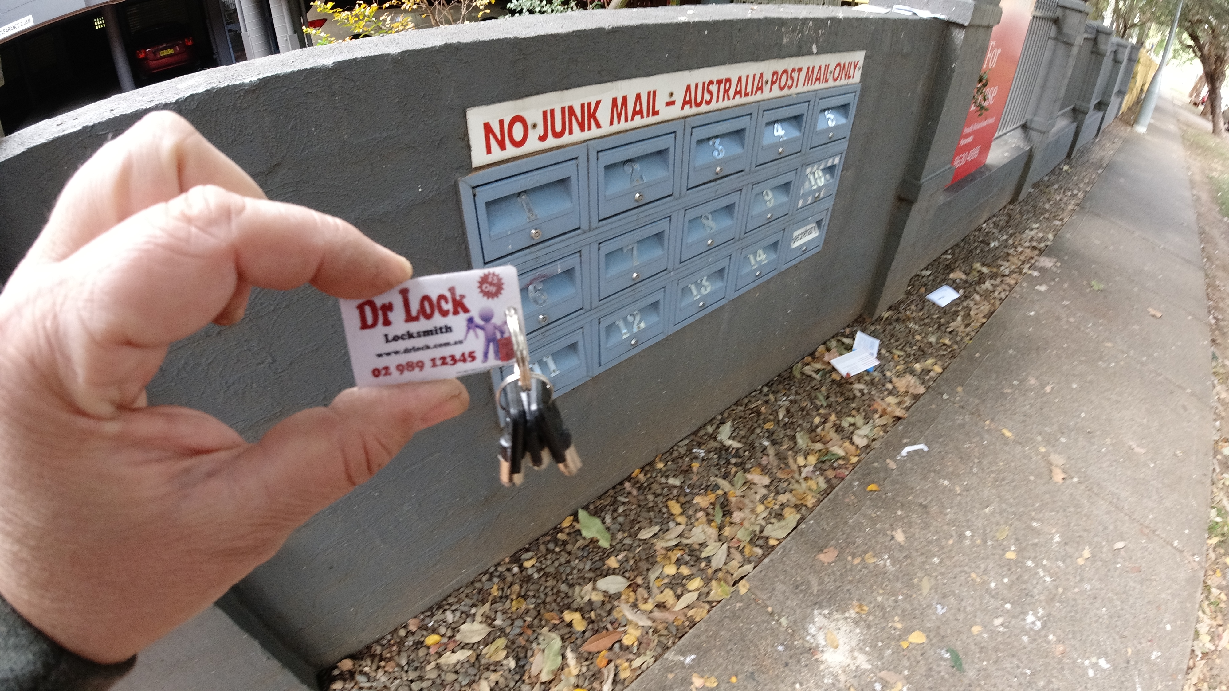 Security Letterbox Keys