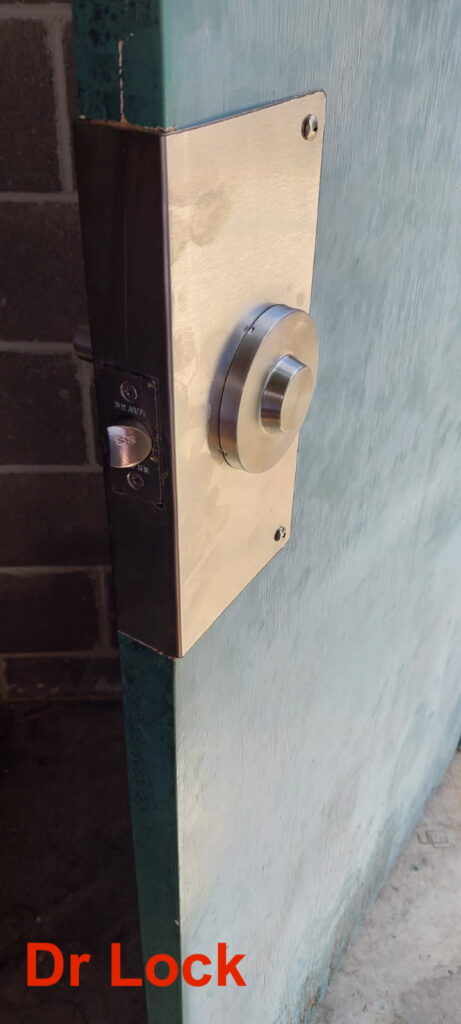 Fire exit door upgrade repair and install local locksmith Dr lock
