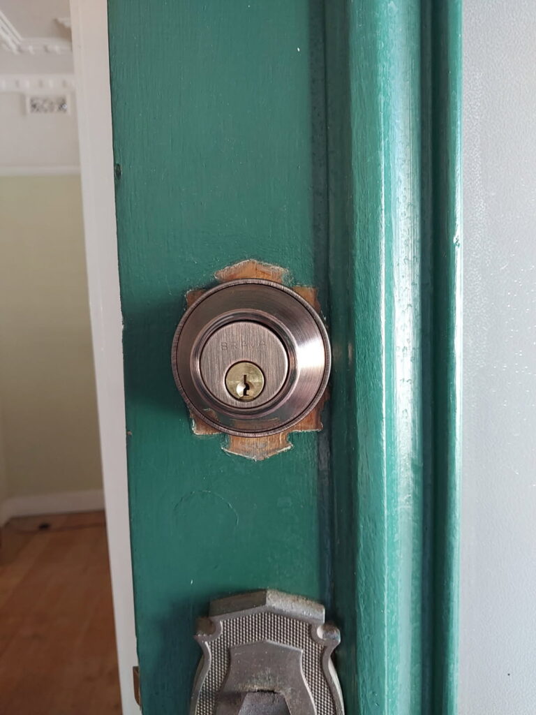 Dr Lock lock shop lock installed front door deadbolt lock