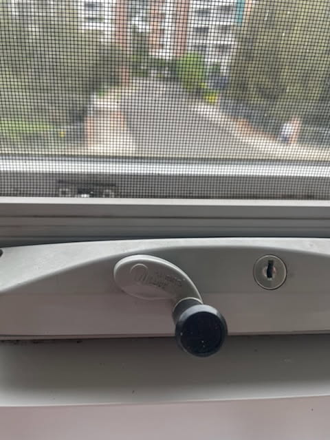 Window winder lock installed Dr Lock Locksmith Westmead