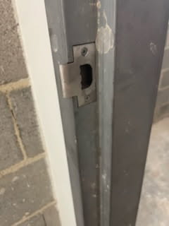 Lock frame striker plate repaired Dr Lock locksmith Parramatta service