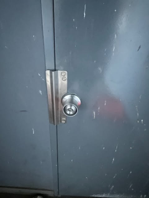 Protective door plate fitted - 24 hour locksmith Parramatta