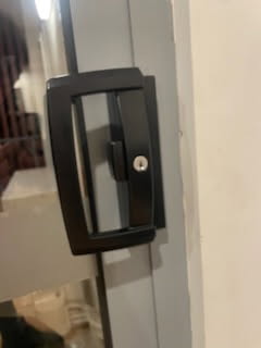 Lockwood sliding glass door lock fitted and repaired - Dr Lock Westmead service